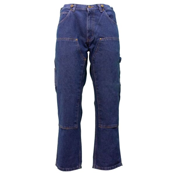 Key Denim Double Front Logger Dungaree 48011 Denim Double Front Logger Dungaree Thumbnail