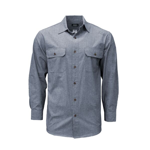 Key KEY Chambray Long Sleeve Shirt 517 KEY Chambray Long Sleeve Shirt Thumbnail